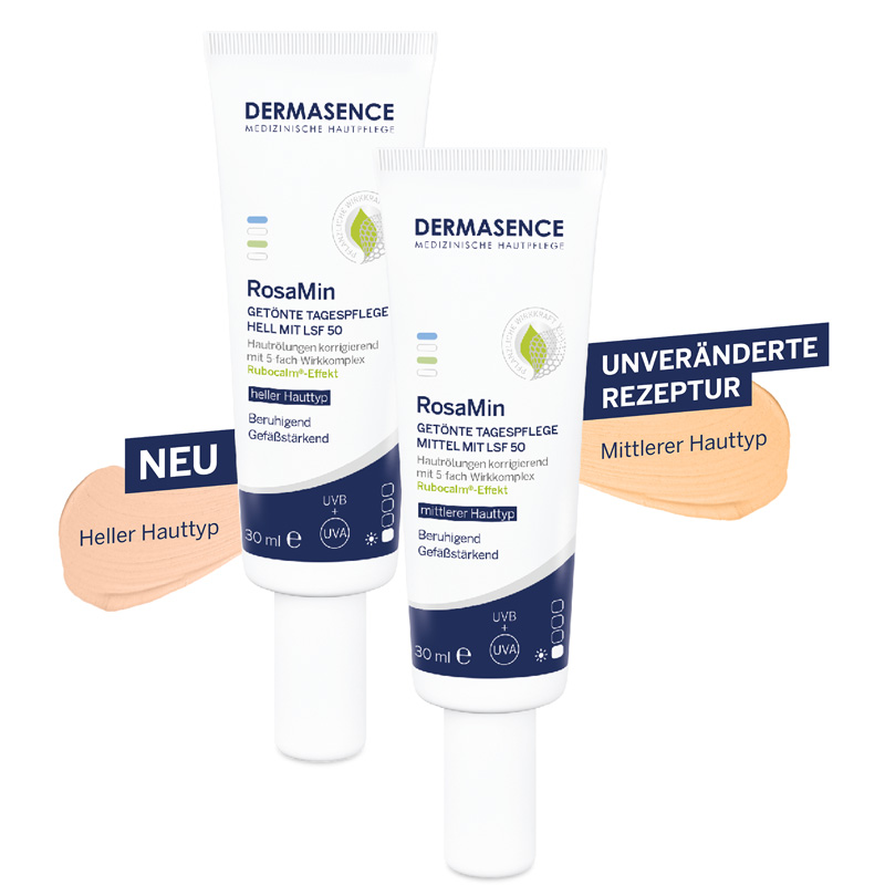 DERMASENCE RosaMin GETÖNTE TAGESPFLEGE HELL LSF 50 30 ml Creme