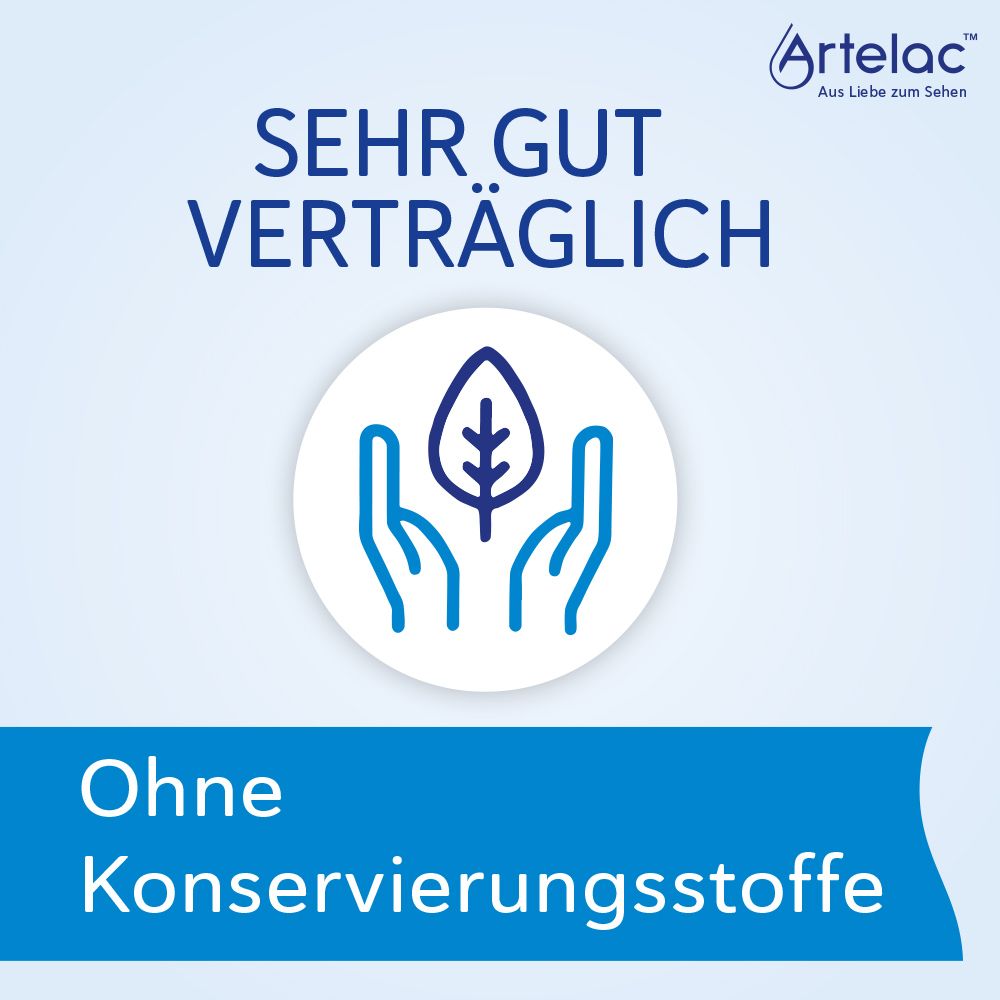 Artelac Splash EDO Augentropfen für trockene Augen 10X0.5 ml Augentropfen