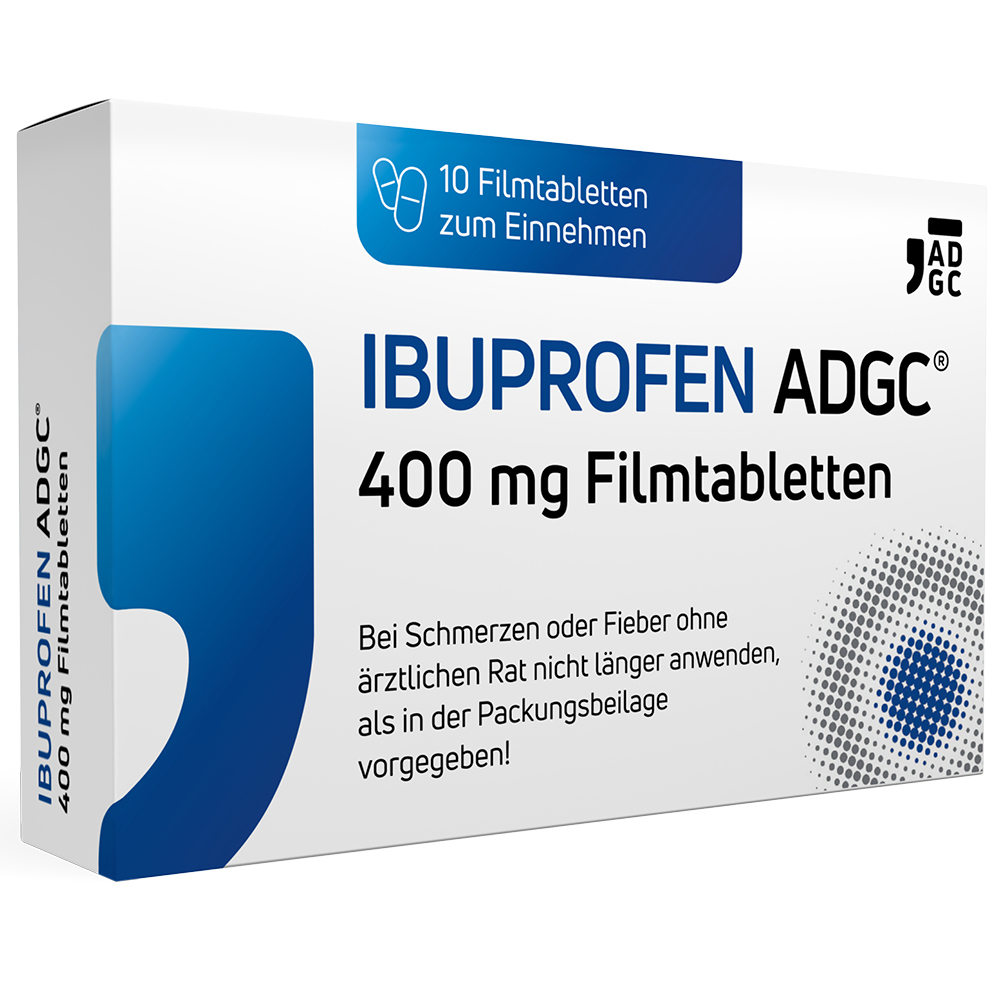 IBUPROFEN ADGC 400 mg Filmtabletten 10 St Filmtabletten