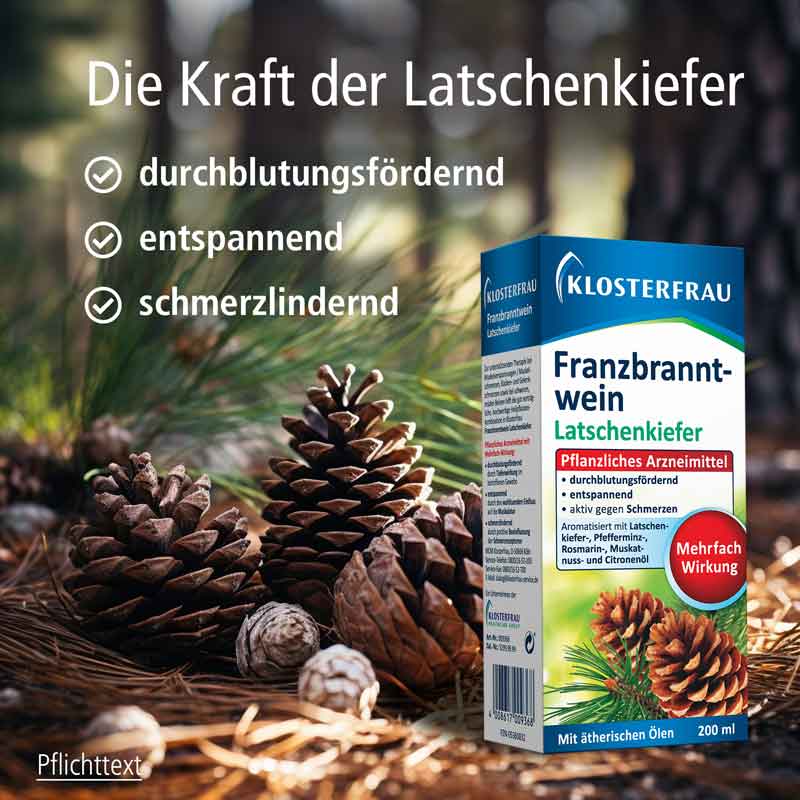 Klosterfrau Franzbranntwein Latschenkiefer 200 ml Franzbranntwein