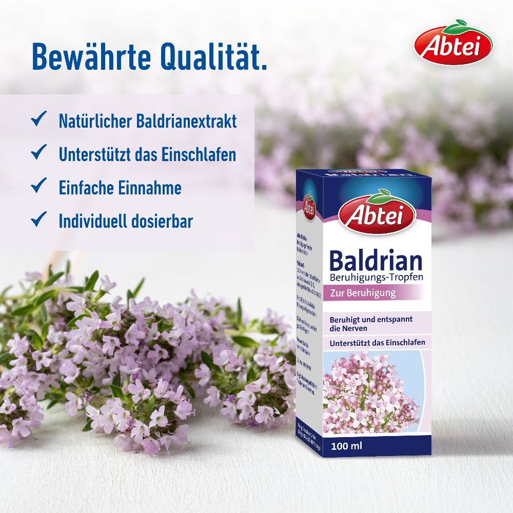 Abtei Baldrian Beruhigungs-Tropfen 100 ml Tropfen