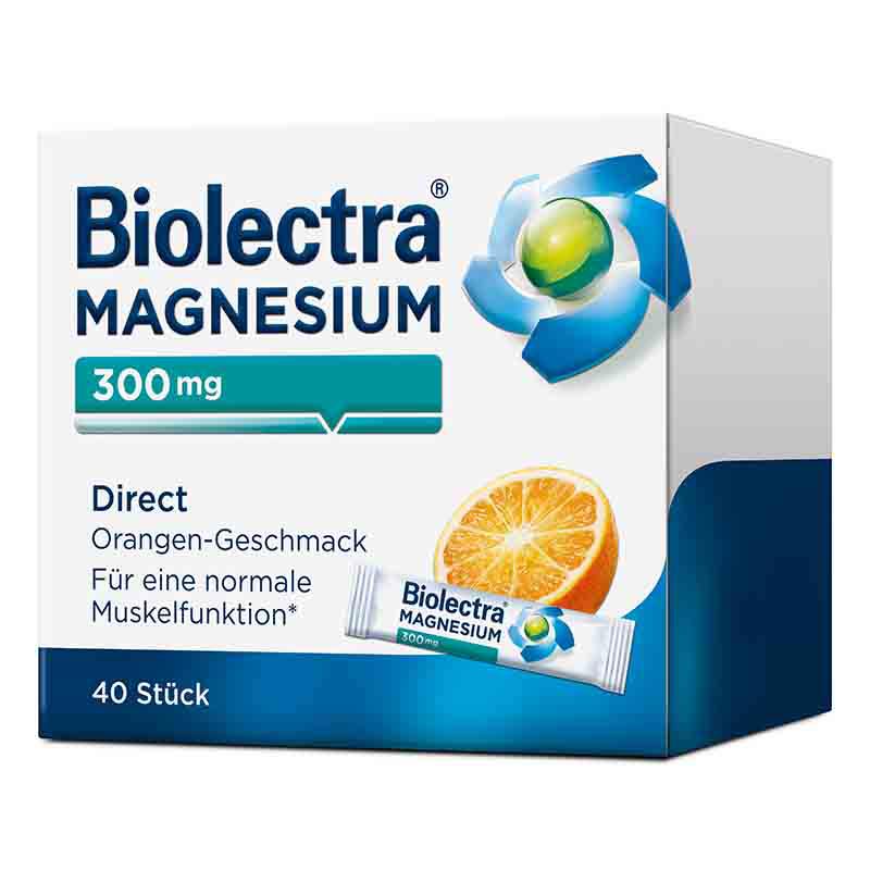 Biolectra MAGNESIUM 300mg Direct Orange  40 St Pellets