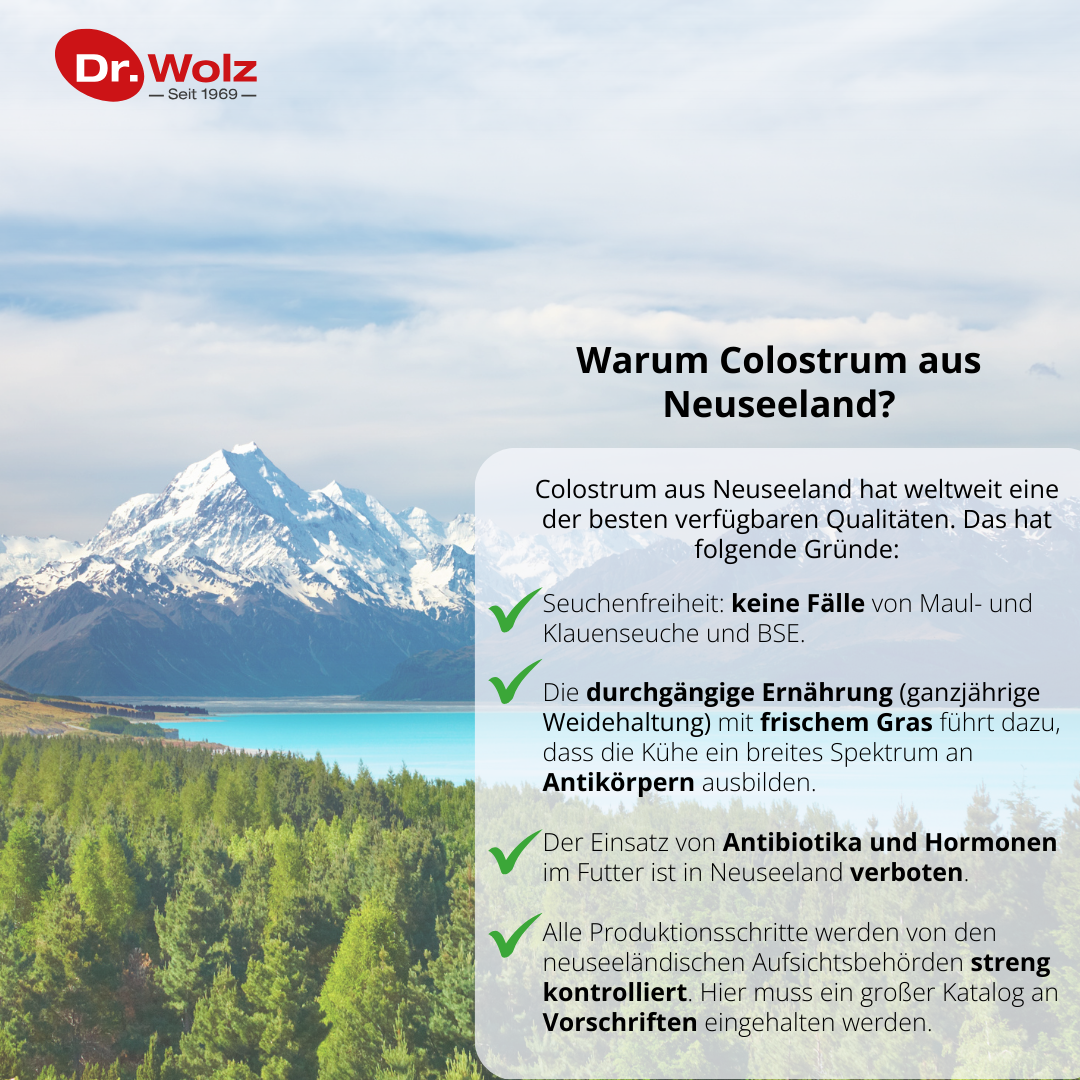 Dr. Wolz Colostrum Immun + Folsäure 125 St Kapseln