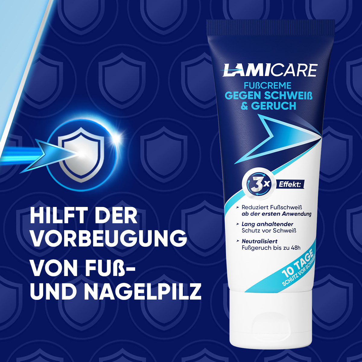 LAMICARE FUßCREME GEGEN SCHWEIß & GERUCH 75 ml Creme