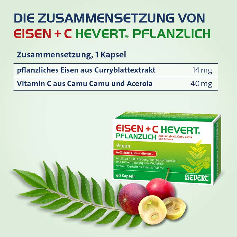 EISEN + C HEVERT PFLANZLICH 60 St Kapseln