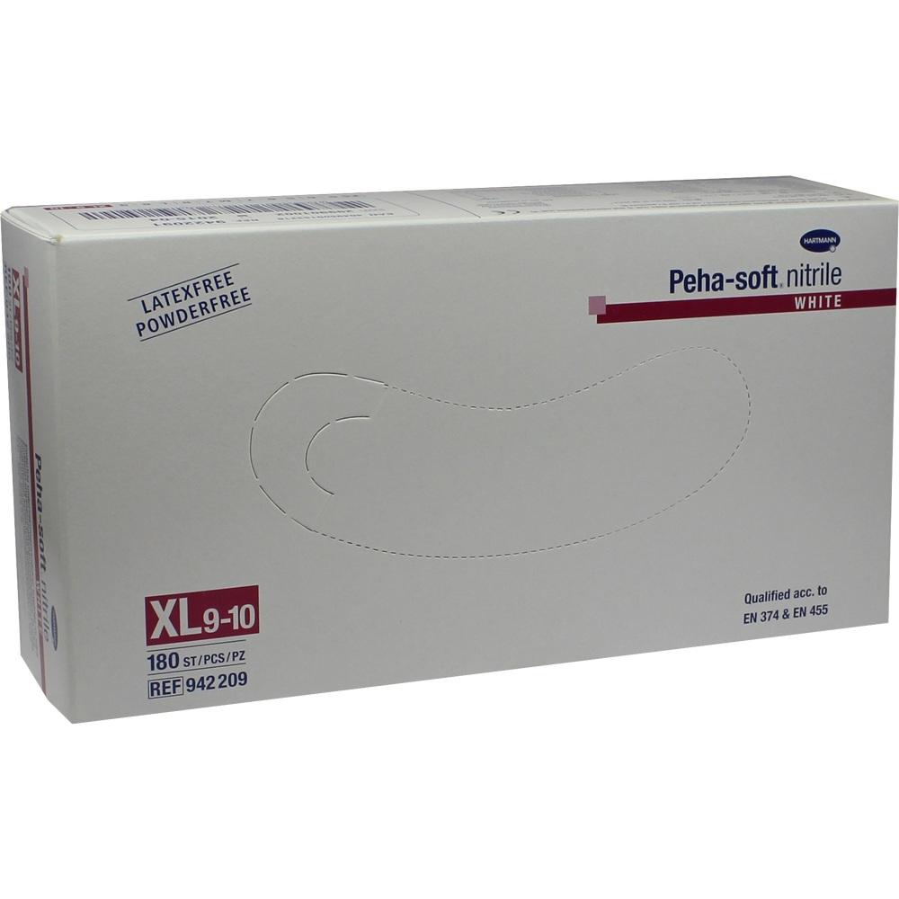 PEHA-SOFT nitrile white Unt.Hands.unsteril pf XL 180 St Handschuhe