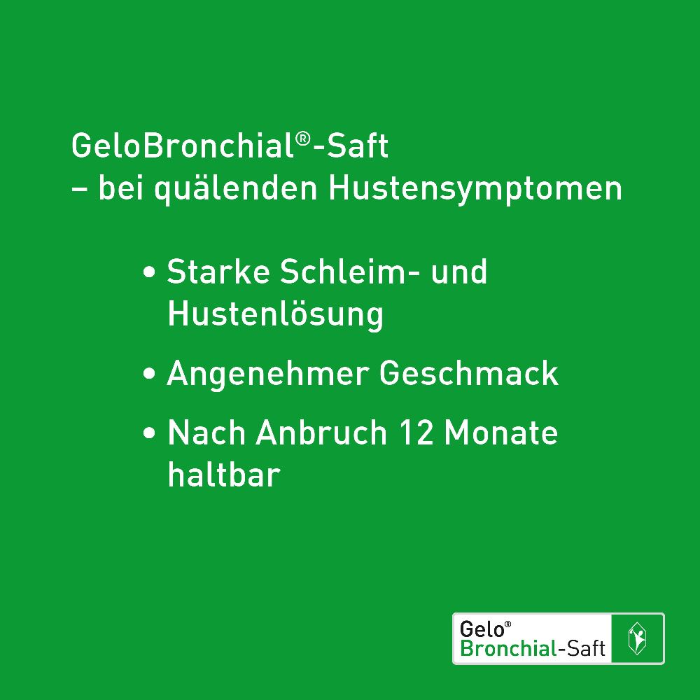 GeloBronchial pflanzlicher Hustensaft 200 ml 200 ml Saft