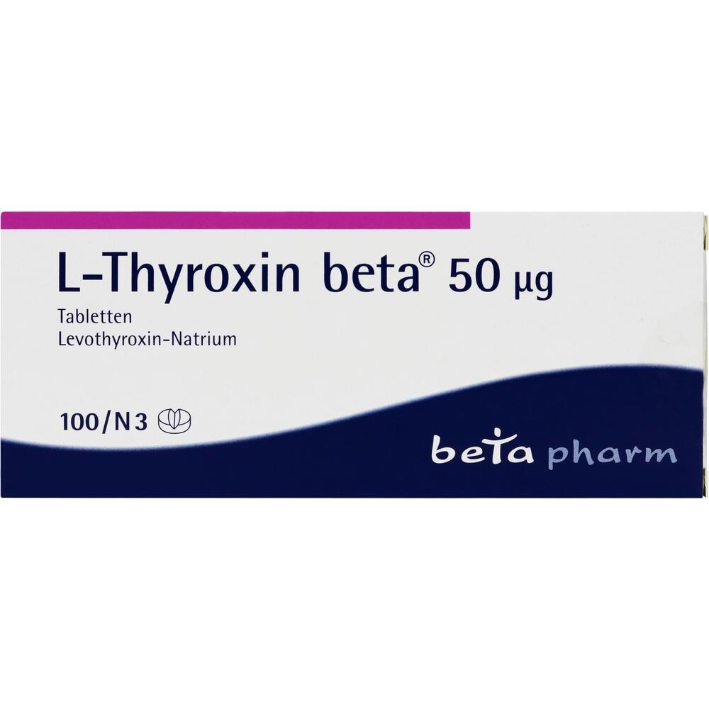 L-Thyroxin beta 50μg 100 St Tabletten