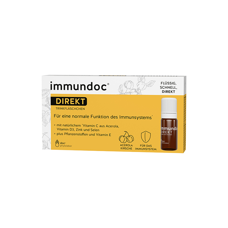 immundoc DIREKT TRINKFLÄSCHCHEN 6 St Trinkampullen