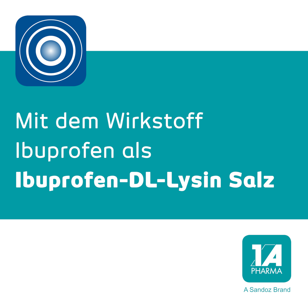 Ibu-Lysin-1 A Pharma 400mg 20 St Filmtabletten