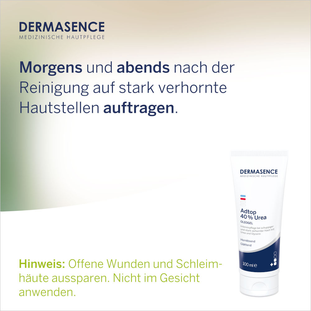 DERMASENCE Adtop 40 % Urea, 100 ml 100 ml Gel