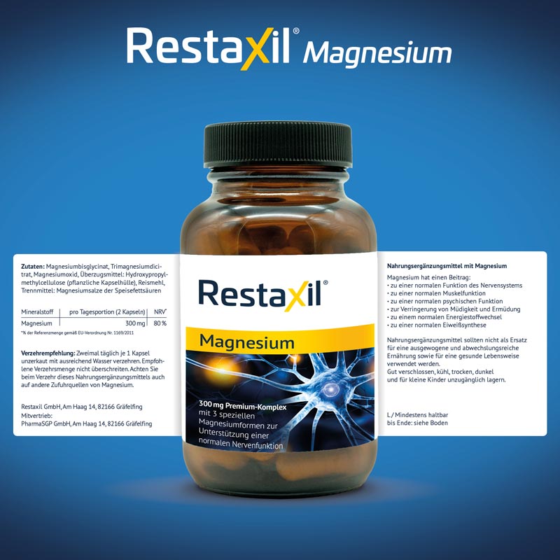 Restaxil Magnesium 180 St Kapseln