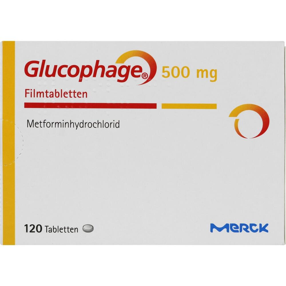 Glucophage 500mg 120 St Filmtabletten