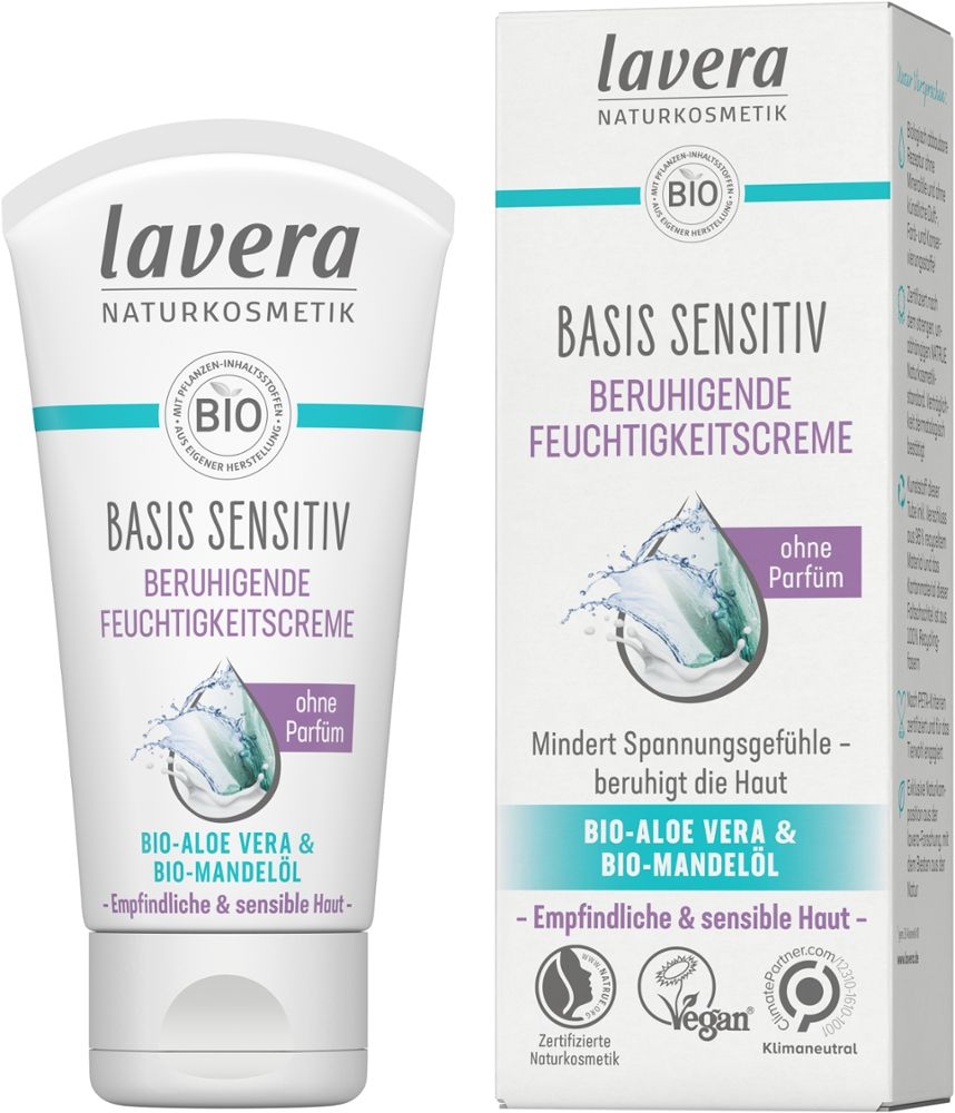 lavera BASIS SENSITIV BERUHIGENDE FEUCHTIGKEITSCREME 50 ml Tagescreme