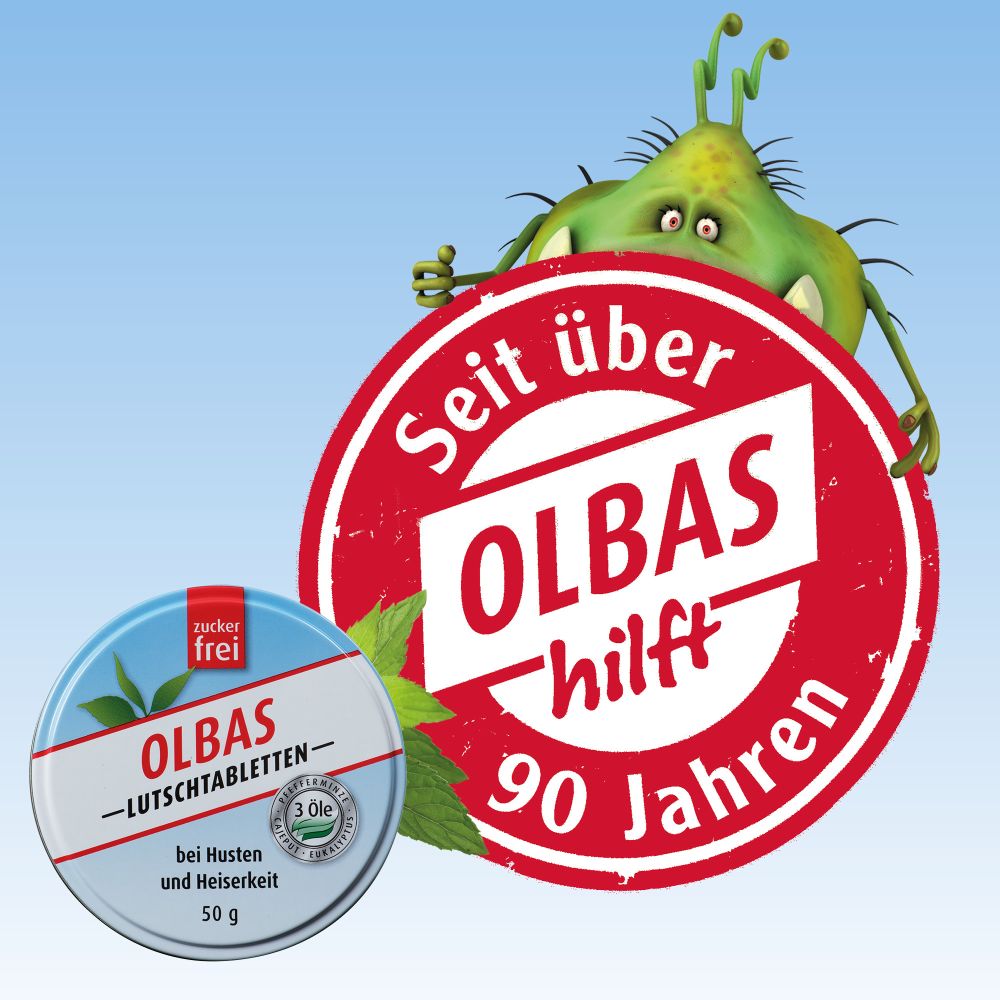 OLBAS LUTSCHTABLETTEN zuckerfrei 50 g Lutschtabletten