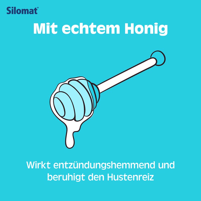 Silomat Hustenstiller Dextromethorphan Honig 40 St Lutschpastillen