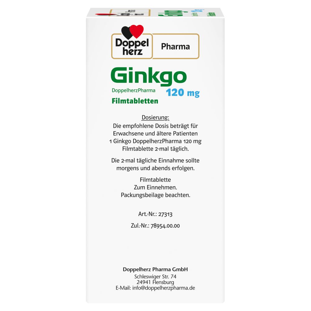 Doppelherz Pharma Ginkgo 120mg 120 St Filmtabletten