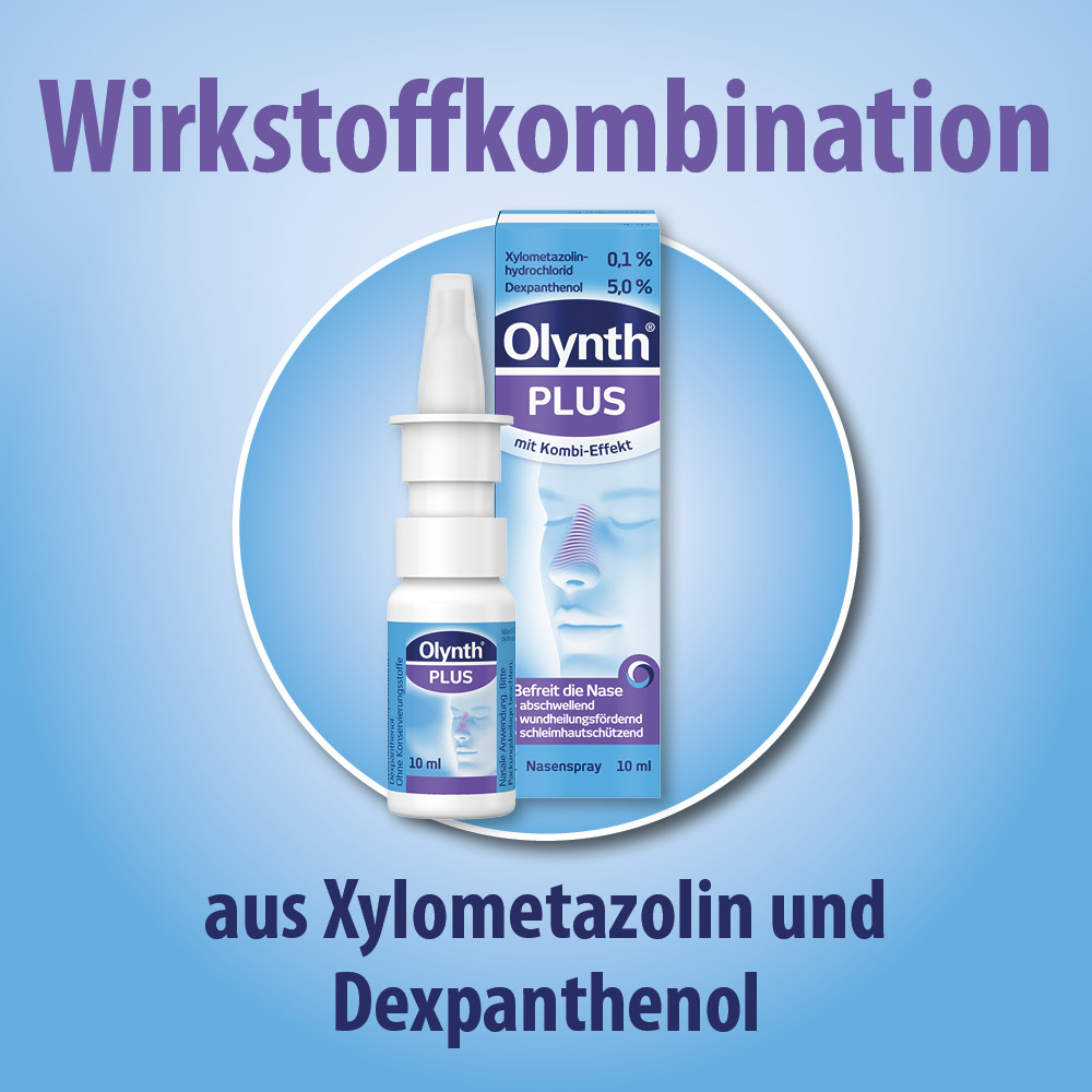 Olynth Plus 0,1%/5,0% Nasenspray f&uuml;r Kinder ab 6 Jahren und Erwachsene