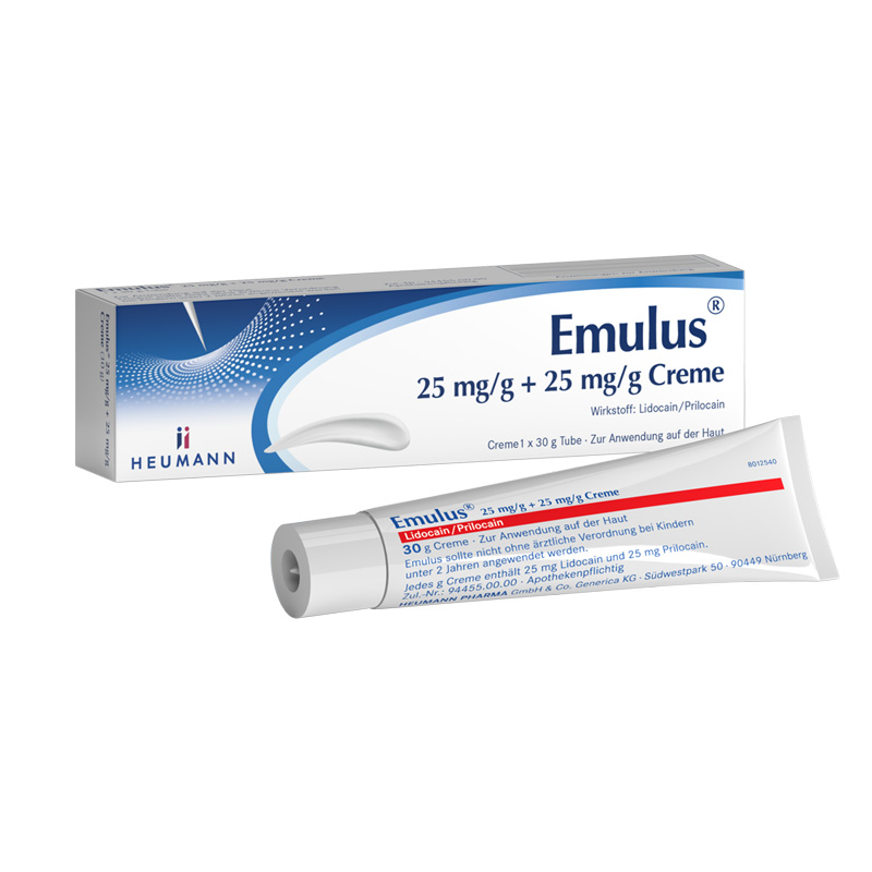 EMULUS 25 mg/g + 25 mg/g 30 g Creme