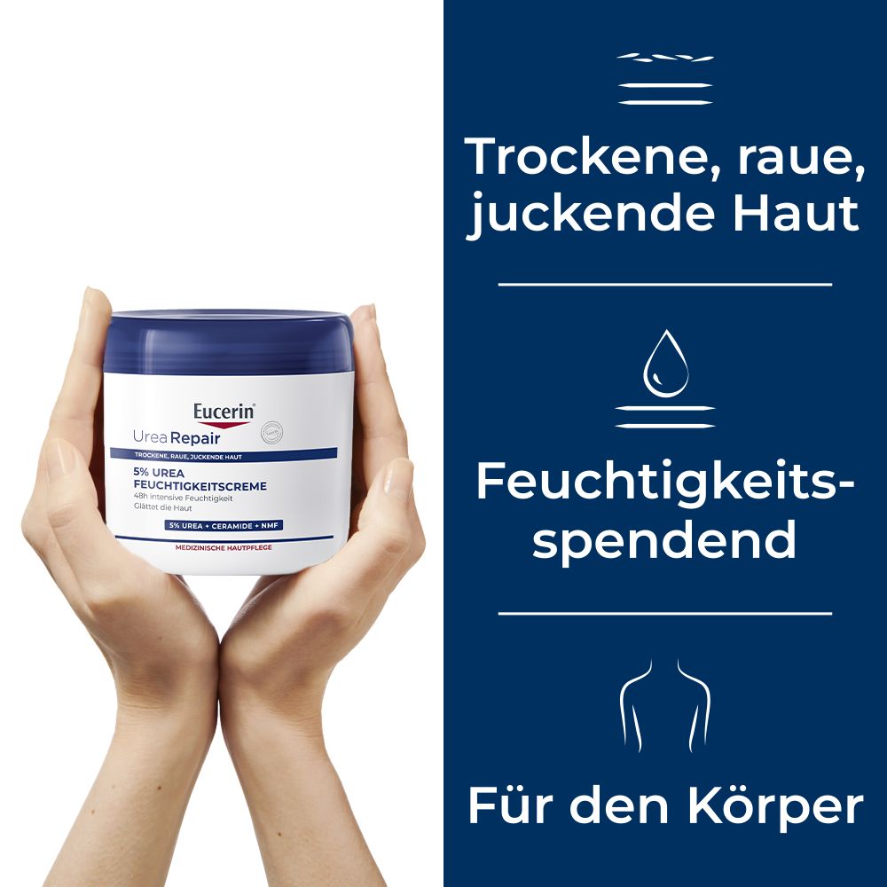 Eucerin UreaRepair  5 % UREA FEUCHTIGKEITSCREME  Körper 450 ml Creme