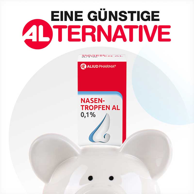 Nasentropfen AL 0,1 % bei Schnupfen