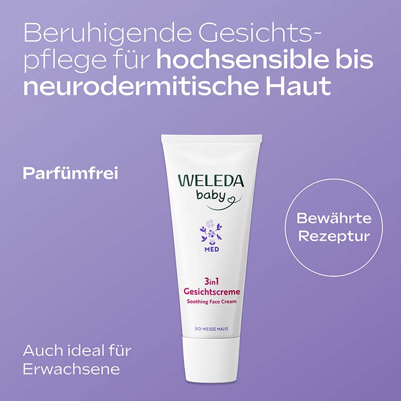 WELEDA baby MED 3in1 Gesichtscreme 50 ml Creme