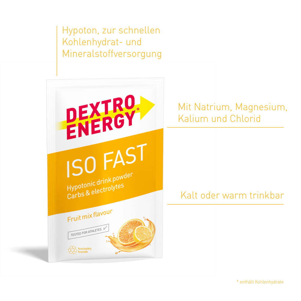 DEXTRO ENERGY IsoFast fruit mix 56 g Pulver