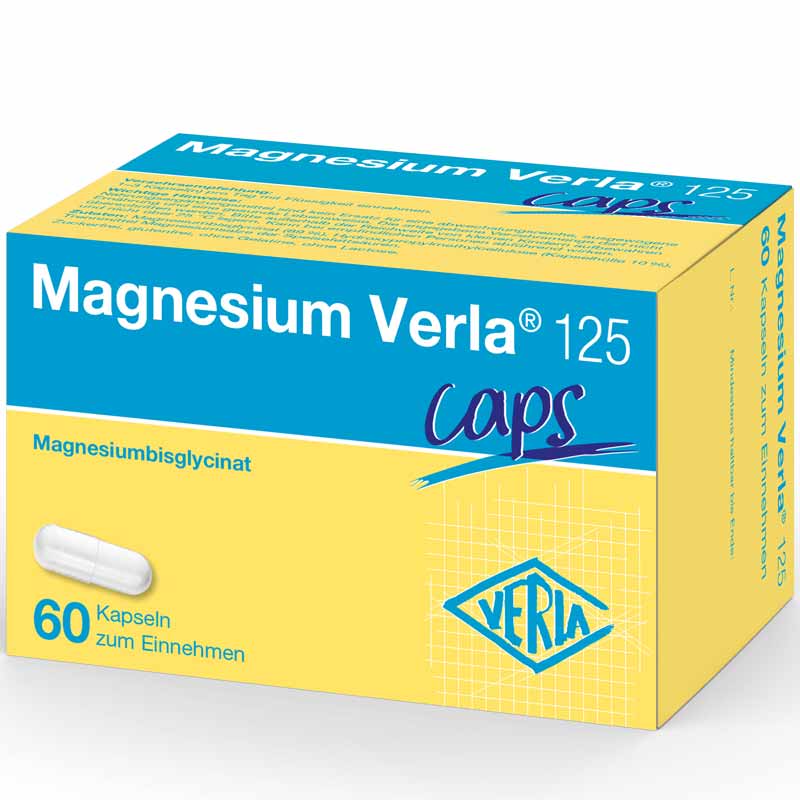 Magnesium Verla 125 caps 60 St Kapseln