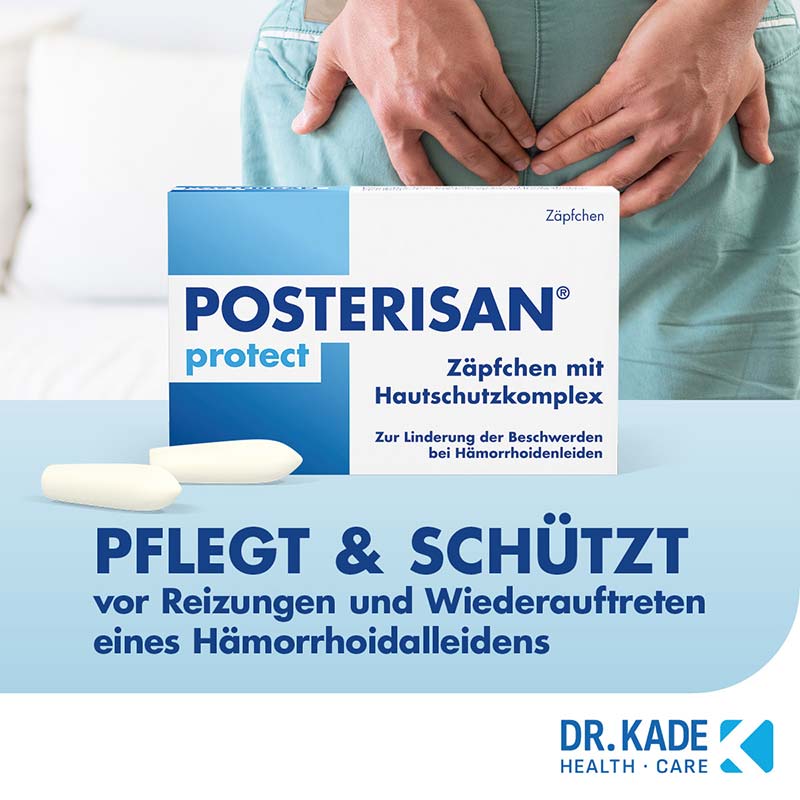 POSTERISAN protect Suppositorien 10 St Suppositorien