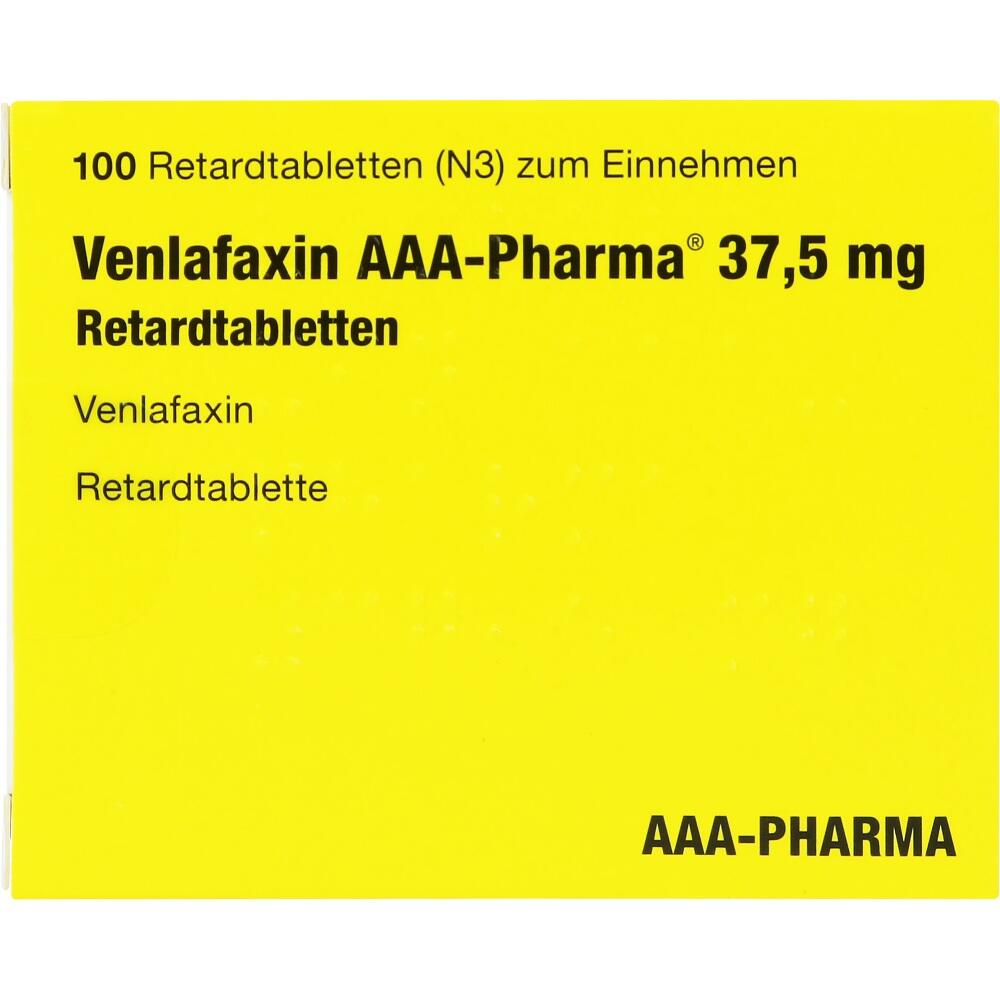 Venlafaxin AAA-Pharma 37,5 mg 100 St Retard-Tabletten