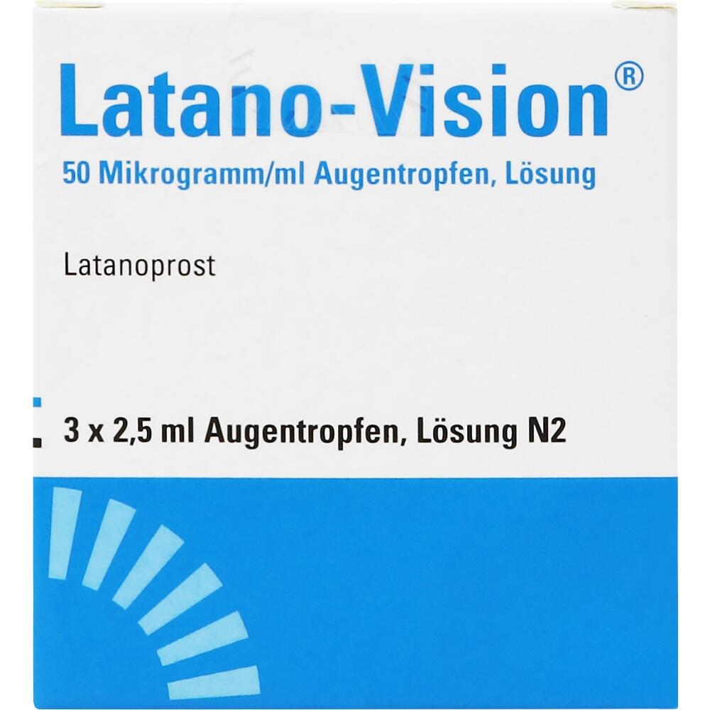 Latano-Vision 50 Mikrogramm/ml 3X2.5 ml Augentropfen