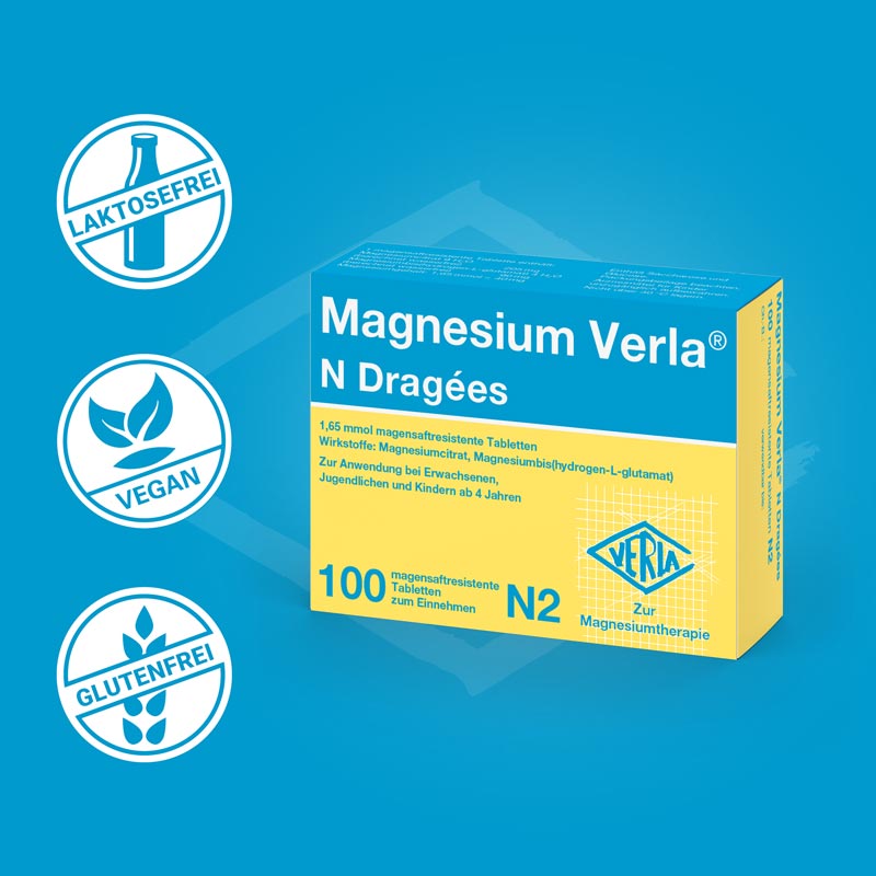 Magnesium Verla N Dragées 100 St Tabletten magensaftresistent