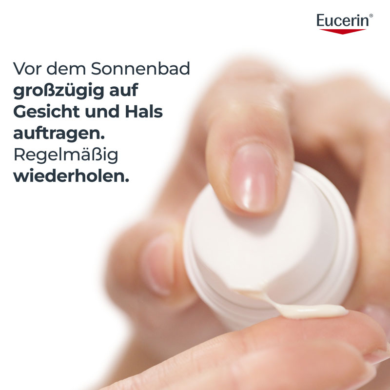 Eucerin SUN OIL CONTROL DRY TOUCH FACE SUN GEL-CREME LSF 50+  - Jetzt 20% sparen  50 ml Creme