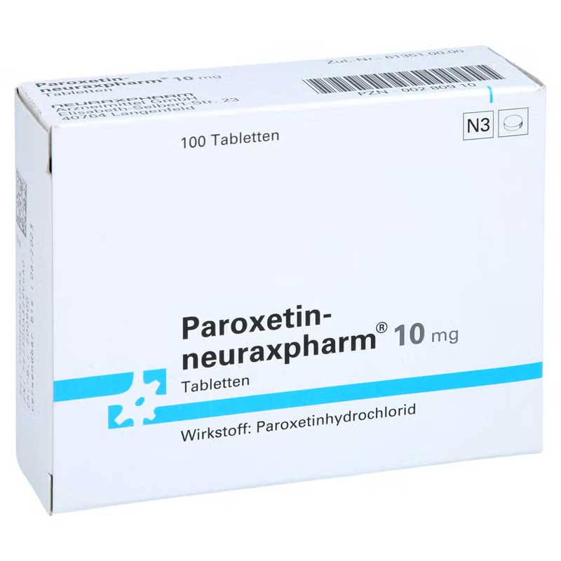 Paroxetin-neuraxpharm 10mg 100 St Tabletten