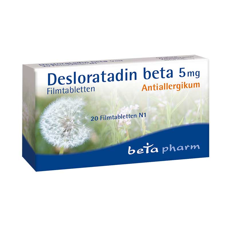 Desloratadin beta 5 mg  20 St Filmtabletten