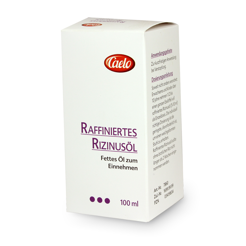 RIZINUSÖL raffiniert Caelo HV-Packung 100 ml Öl