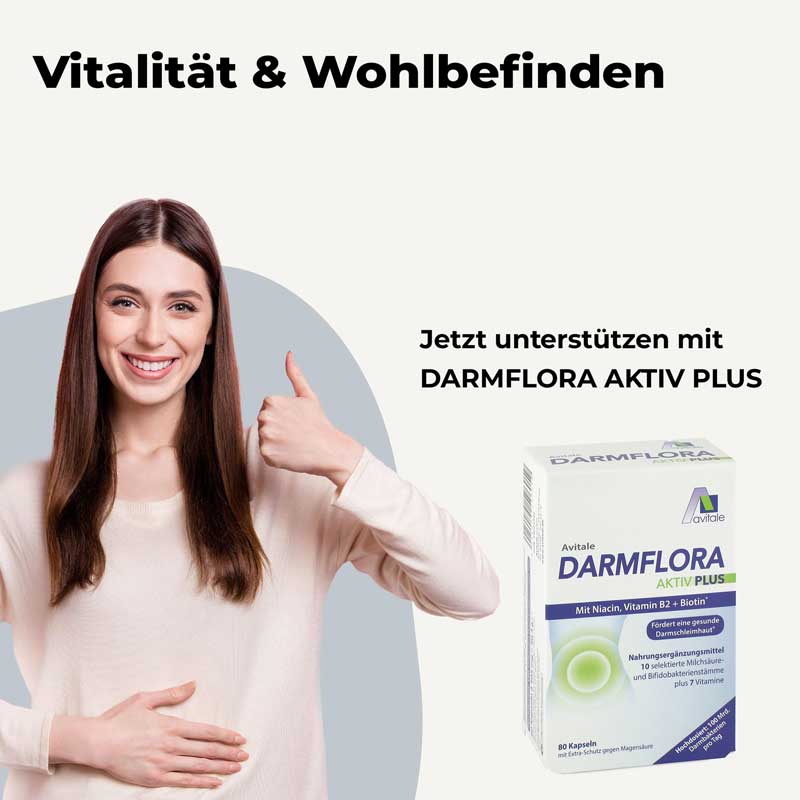 Avitale DARMFLORA AKTIV PLUS  80 St Kapseln