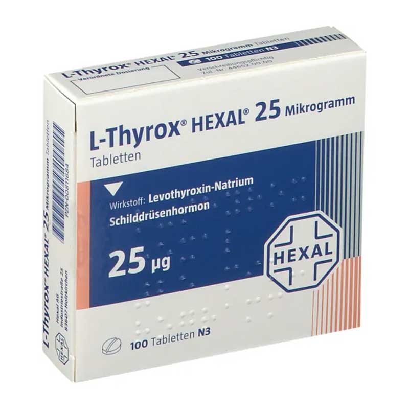 L-Thyrox HEXAL 25 100 St Tabletten