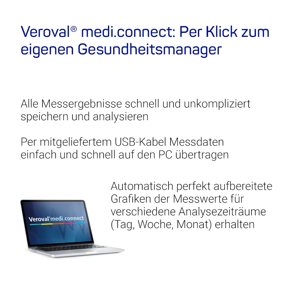Veroval Duo Control Blutdruckmessgerät Medium 1 St