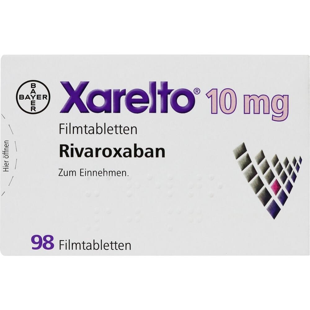 XARELTO 10 mg Filmtabletten 98 St Filmtabletten