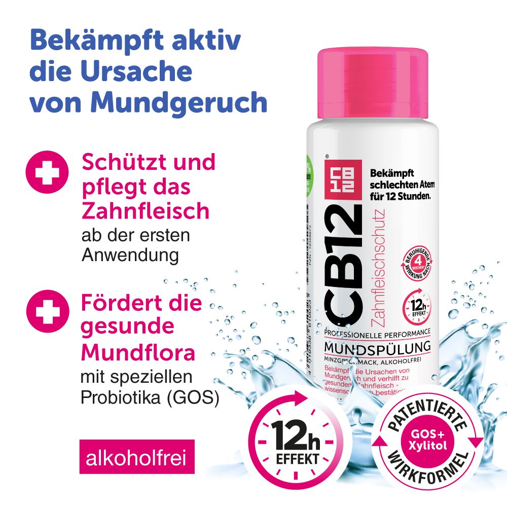 CB12 Zahnfleischschutz MUNDSPÜLUNG 500 ml Spüllösung