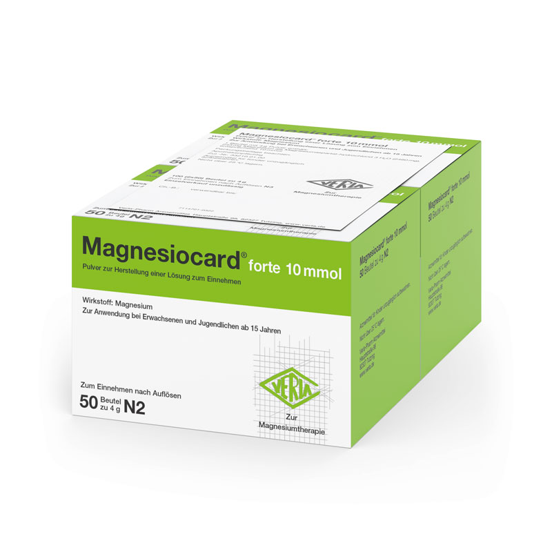 Magnesiocard forte 10mmol 100 St Pulver zur Herstellung einer Lösung zum Einnehmen