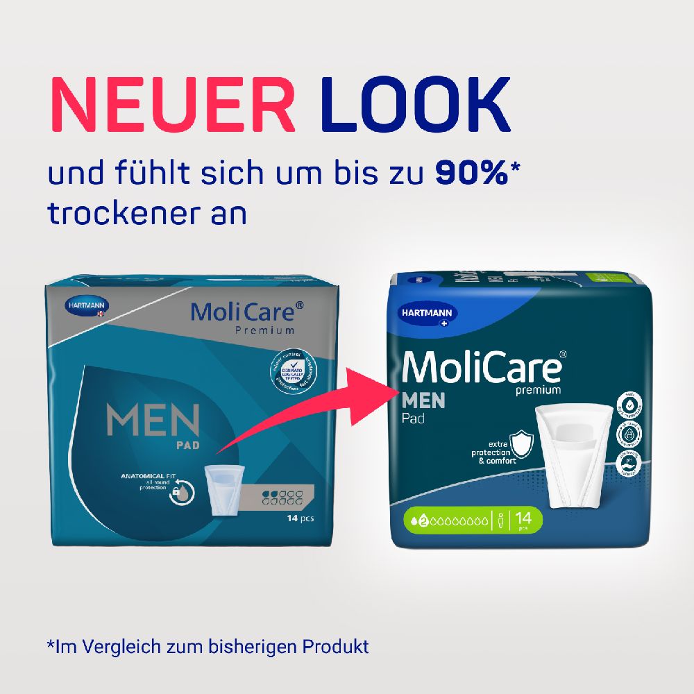 MoliCare premium MEN Pad 2 Tropfen 14 St
