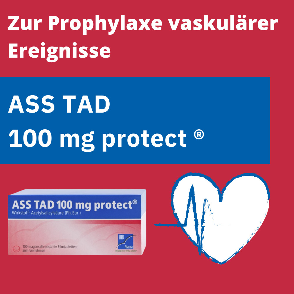 ASS TAD 100mg protect 50 St Filmtabletten magensaftresistent