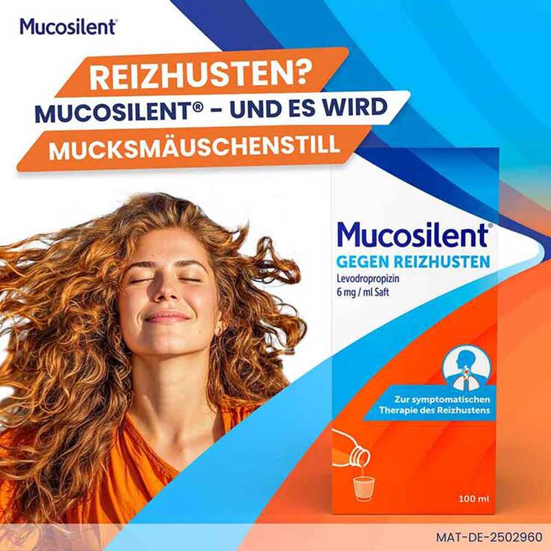 Mucosilent GEGEN REIZHUSTEN 100 ml Lösung zum Einnehmen