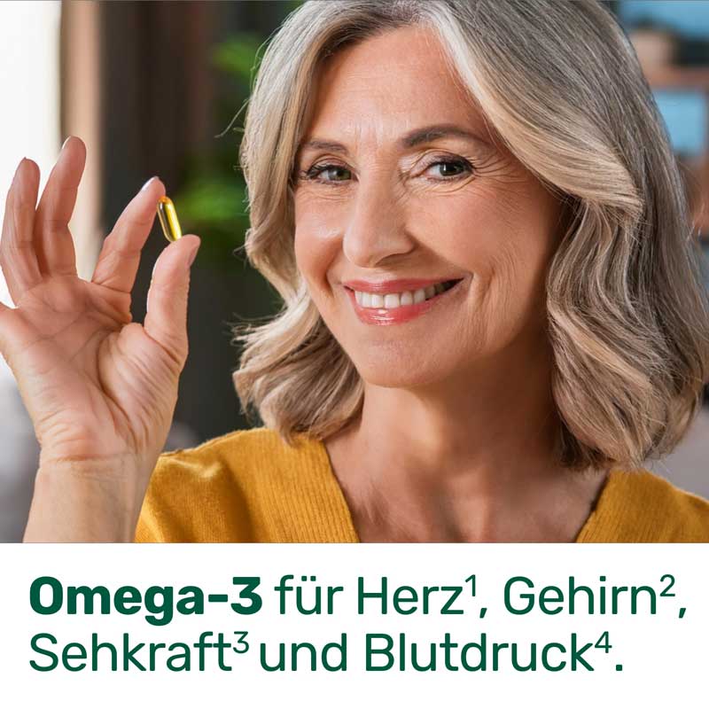 Glycowohl protect Omega-3 pflanzlich 917 mg 60 St Kapseln