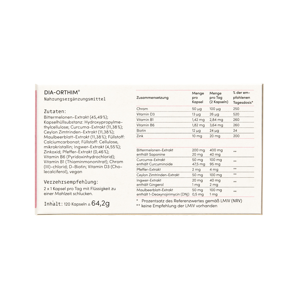 DIA-ORTHIM 120 St Kapseln