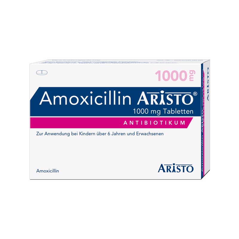 Amoxicillin Aristo 1000 mg Tabletten 10 St Tabletten