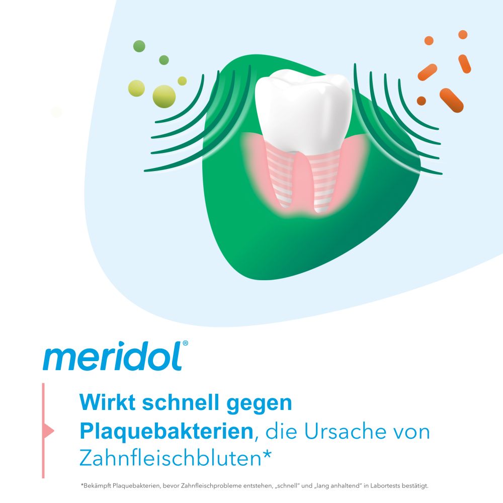 meridol MUNDSPÜLUNG ZAHNFLEISCHSCHUTZ & FRISCHER ATEM 400 ml Lösung