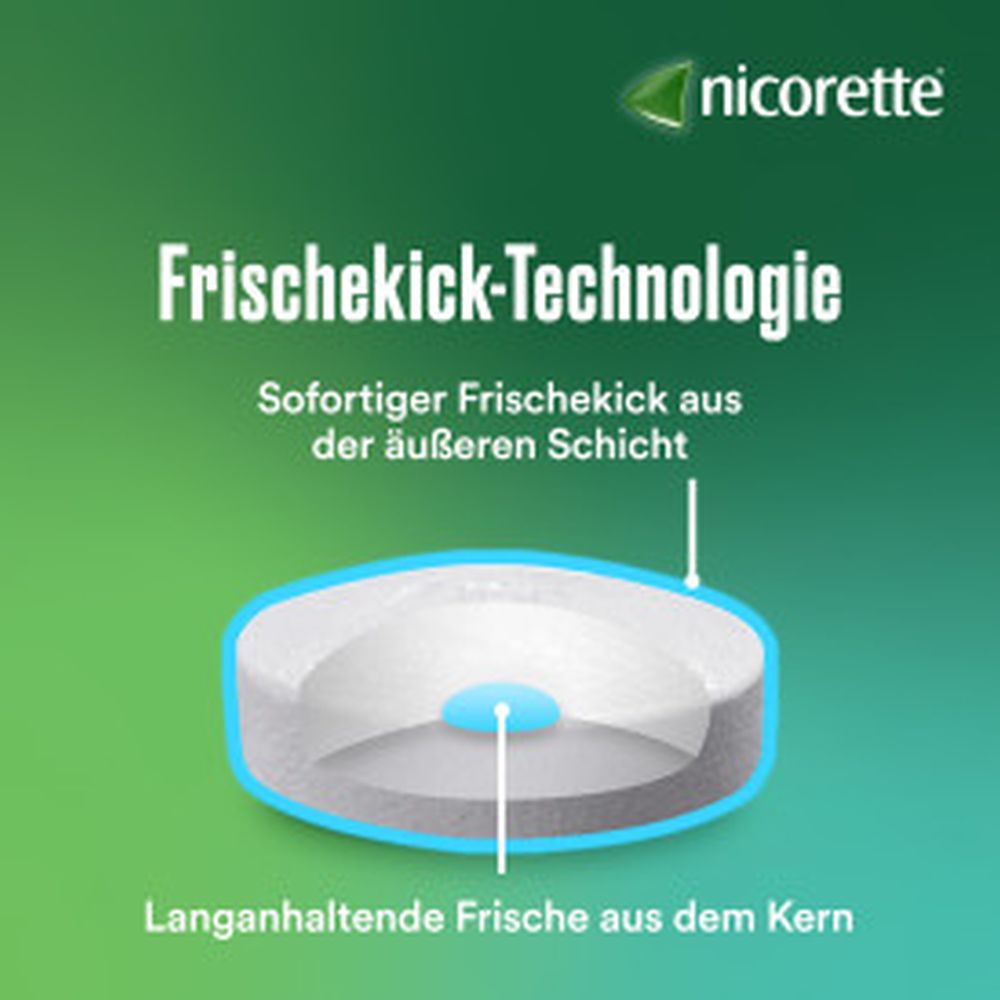 nicorette Lutschtablette freshmint 2 mg Nikotin zur Raucherentwöhnung 160 St Lutschtabletten